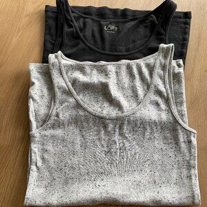 LOFT tank tops Cotton 100% Set of 2 size S